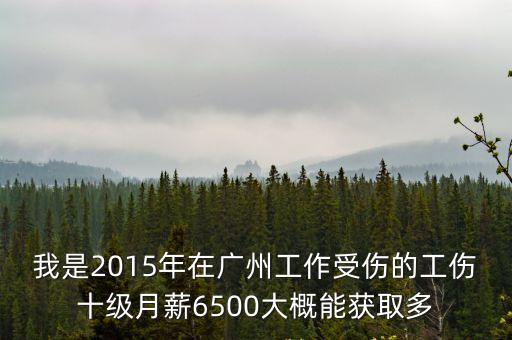 廣州市職工受傷賠償標(biāo)準(zhǔn)2015，廣東十級(jí)工傷賠償多少錢2015