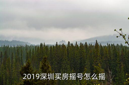 深圳一手樓搖號流程，房地產搖號應該怎樣操作