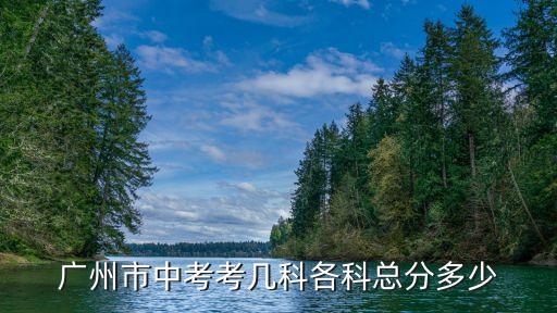 廣州市中考各科分數，廣州中考全部總分多少分啊
