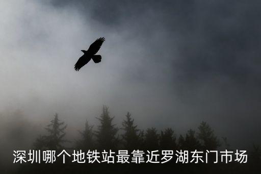 深圳哪個地鐵站最靠近羅湖東門市場