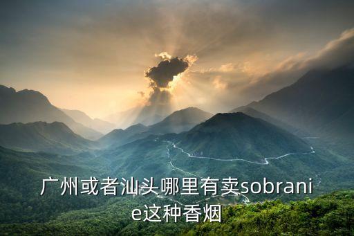 廣州汕頭賣(mài)香煙，廣州或者汕頭哪里有賣(mài)sobranie這種香煙
