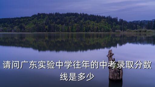 請(qǐng)問(wèn)廣東實(shí)驗(yàn)中學(xué)往年的中考錄取分?jǐn)?shù)線是多少