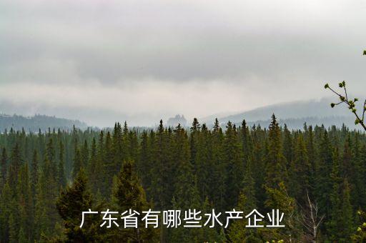 廣東省有哪些水產企業