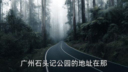 廣州石頭記地址，廣州石頭記公園的地址在那