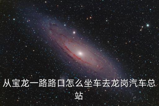 從寶龍一路路口怎么坐車去龍崗汽車總站