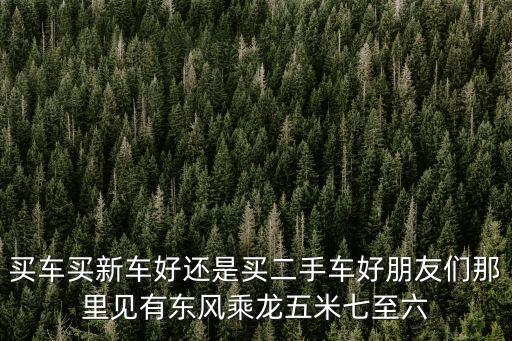 買(mǎi)車(chē)買(mǎi)新車(chē)好還是買(mǎi)二手車(chē)好朋友們那里見(jiàn)有東風(fēng)乘龍五米七至六