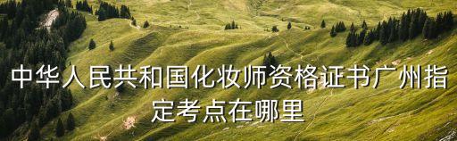 廣州彩妝考試，請問廣州化妝師高級證在哪里考需要什么條件怎么考