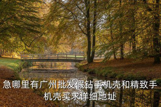 廣州批發(fā)鉆石有假貨嗎，急哪里有廣州批發(fā)假鉆手機(jī)殼和精致手機(jī)殼買求詳細(xì)地址