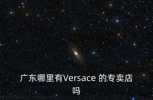 廣東哪里有Versace 的專賣店嗎