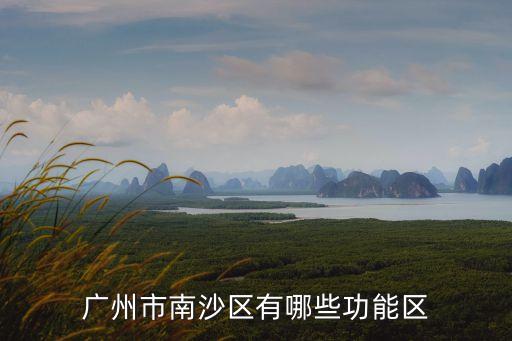 廣州市南沙區有哪些功能區