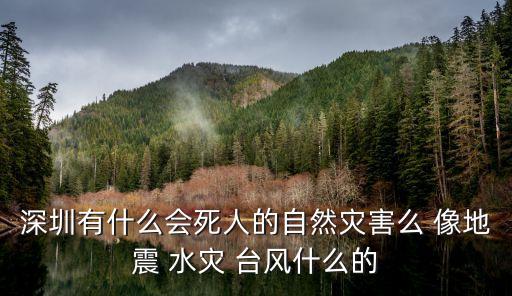 深圳經常水災嗎，深圳有什么會死人的自然災害么 像地震 水災 臺風什么的