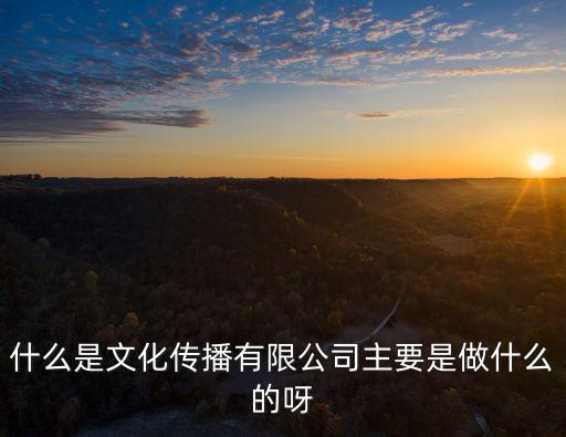 深圳結構文化傳播有限公司是做什么的，文化傳播有限公司是干什么的