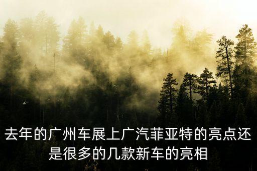 去年的廣州車展上廣汽菲亞特的亮點(diǎn)還是很多的幾款新車的亮相