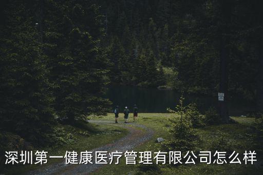 深圳第一健康醫療管理有限公司怎么樣