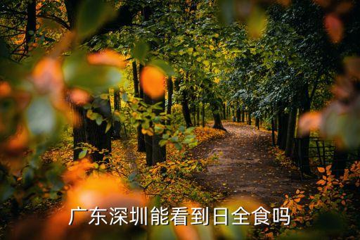 深圳能看見日全食嗎，廣東深圳能看到日全食嗎