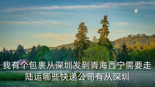 我有個包裹從深圳發到青海西寧需要走陸運哪些快遞公司有從深圳