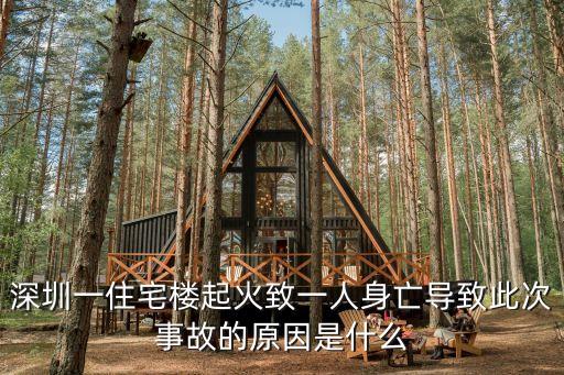 深圳一住宅樓起火致一人身亡導(dǎo)致此次事故的原因是什么