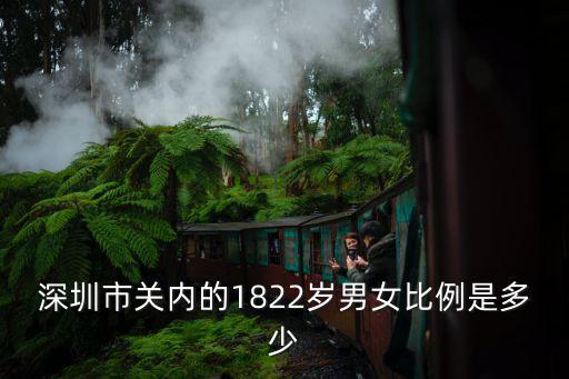 深圳大齡男女的多嗎，深圳市關內的1822歲男女比例是多少