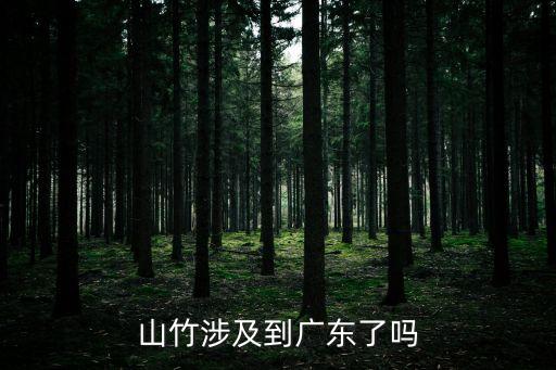 山竹涉及到廣東了嗎