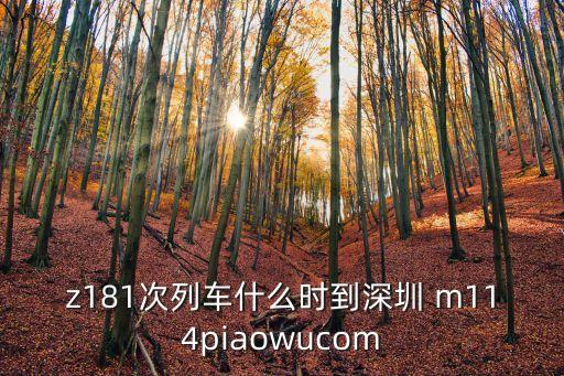 z181從深圳，到深圳東的Z181次列車幾點(diǎn)到終點(diǎn)站