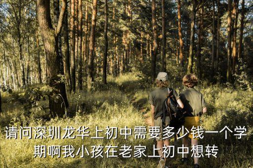 深圳康橋書院2020初中學費，請問深圳龍華上初中需要多少錢一個學期啊我小孩在老家上初中想轉