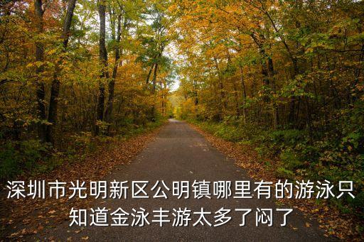 深圳市光明新區(qū)公明鎮(zhèn)哪里有的游泳只知道金泳豐游太多了悶了