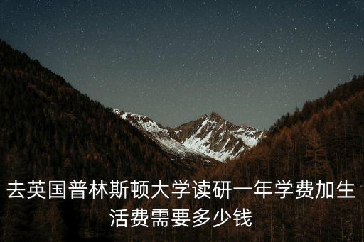 深圳市普林斯頓大學(xué)學(xué)費，去英國普林斯頓大學(xué)讀研一年學(xué)費加生活費需要多少錢