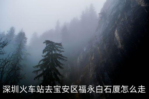 深圳火車站去寶安區(qū)福永白石廈怎么走