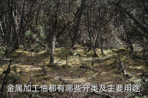 金屬加工油都有哪些分類及主要用途