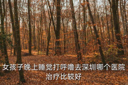 深圳治打呼嚕哪個醫(yī)院好，深圳哪家醫(yī)院治療鼾癥最好啊聽說福田區(qū)有個什么醫(yī)院很權(quán)威不知
