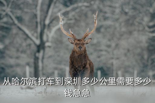 哈爾濱拖車到深圳多少錢，從哈爾濱打車到深圳多少公里需要多少錢急急