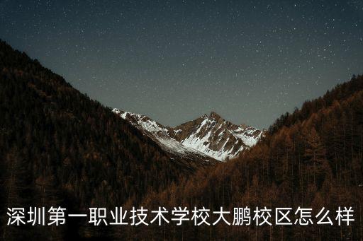 大鵬學校好還是深圳學校好，深圳哪個學校好