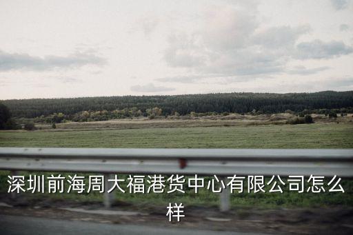 深圳前海跨境服務中心，深圳前海周大福港貨中心有限公司怎么樣