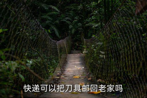 快遞可以把刀具郵回老家嗎