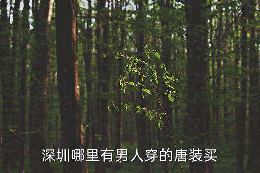 深圳哪里賣唐裝好賣，誰知道深圳哪里有賣質(zhì)量好的唐裝