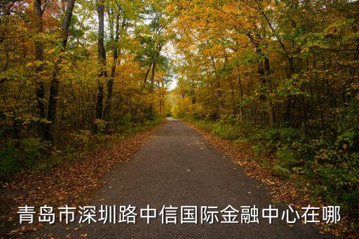 青島市深圳路中信國際金融中心在哪