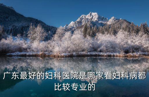 深圳婦女醫院就問柳曉春 官網，廣東最好的婦科醫院是哪家看婦科病都比較專業的