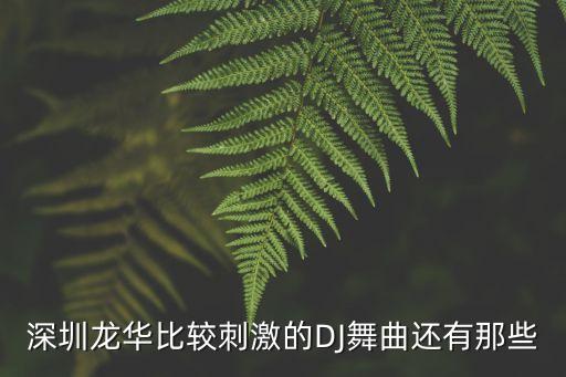 深圳夜場現(xiàn)場舞曲，深圳龍華比較刺激的DJ舞曲還有那些
