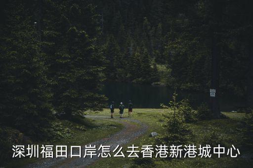 深圳福田口岸怎么去香港新港城中心