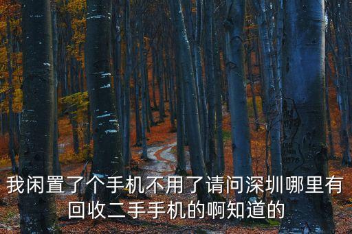 深圳和眾鑫怎么回收，誰知道深圳哪個地方可以回收二手手機