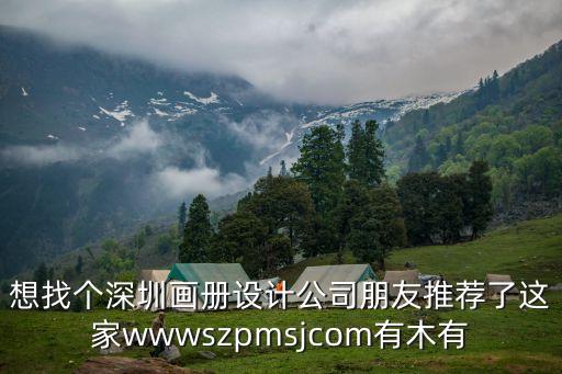 想找個深圳畫冊設計公司朋友推薦了這家wwwszpmsjcom有木有