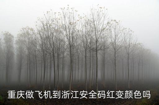 去過(guò)深圳回浙江會(huì)變紅碼嗎，重慶做飛機(jī)到浙江安全碼紅變顏色嗎