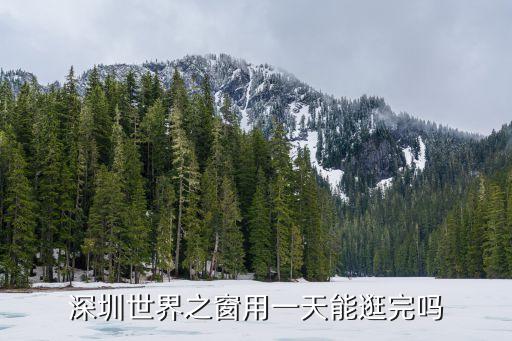 深圳世界之窗多大一天能玩完嗎，游深圳世界之窗多大需多少時間