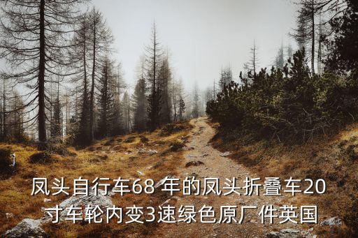 鳳頭自行車68 年的鳳頭折疊車20 寸車輪內(nèi)變3速綠色原廠件英國