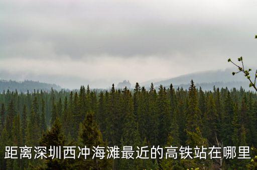 距離深圳西沖海灘最近的高鐵站在哪里