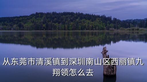 清溪鎮到深圳西麗坐什么車，從東莞市清溪鎮到深圳南山區西麗鎮九翔領怎么去