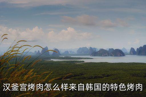 漢釜宮烤肉怎么樣來自韓國的特色烤肉