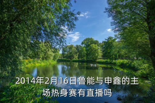 2014年2月16日魯能與申鑫的主場熱身賽有直播嗎