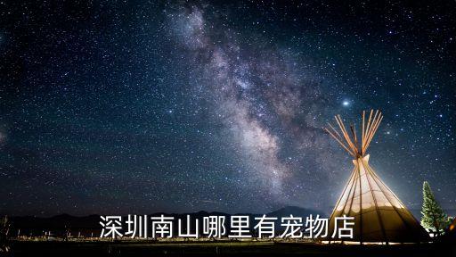 深圳南山哪里有寵物店