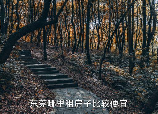 東莞哪里租房子比較便宜